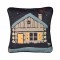 Moonlit Cabin Decorative Pillow