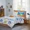 Playful Dinosaur Reversible Coverlet Set -Twin