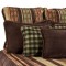 Chocolate Stripe Fleece Bedding