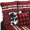 Bear Plaid Border Fleece Bedding