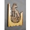 Gray Wolf Original and Signed Woodcarving 15 x 21