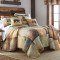 Wood Patch Quilted Bedding Set
