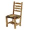 Cedar Log Upholstered Side Chair