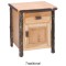 Enclosed Hickory Nightstand