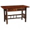 Barnwood Writing Desk with Hickory Legs - Artisan -Customized -54