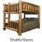 Cedar Log Bunk Beds