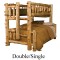 Cedar Log Bunk Beds
