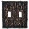 Pine Bark Switch Plates