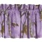 Lavender Camo Valance