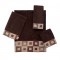 Mission Block Mocha Washcloth