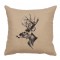 Linen Deer Pillow 16