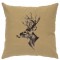 Linen Deer Pillow 16