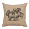 Mama Bear Linen Pillow 16