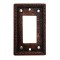 Faux Leather Resin Single GFI Switch Cover