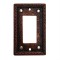 Faux Leather Resin Single GFI Switch Cover