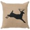 Jumping Deer Linen Pillow (5 colors)