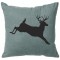 Jumping Deer Linen Pillow (5 colors)