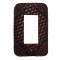 Woven Leather Single GFI Switch Cover