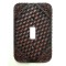 Woven Leather Outlet Wall Plate Cover