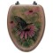 Black Swallowtail Toilet Seat-Elongated