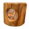 Aspen Log Wolf Night Light