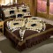 Woodcut Bear Quilted Bedding Set-Queen DISCONTINUED
