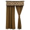 Mountain Storm Valance & Truffle Drapes