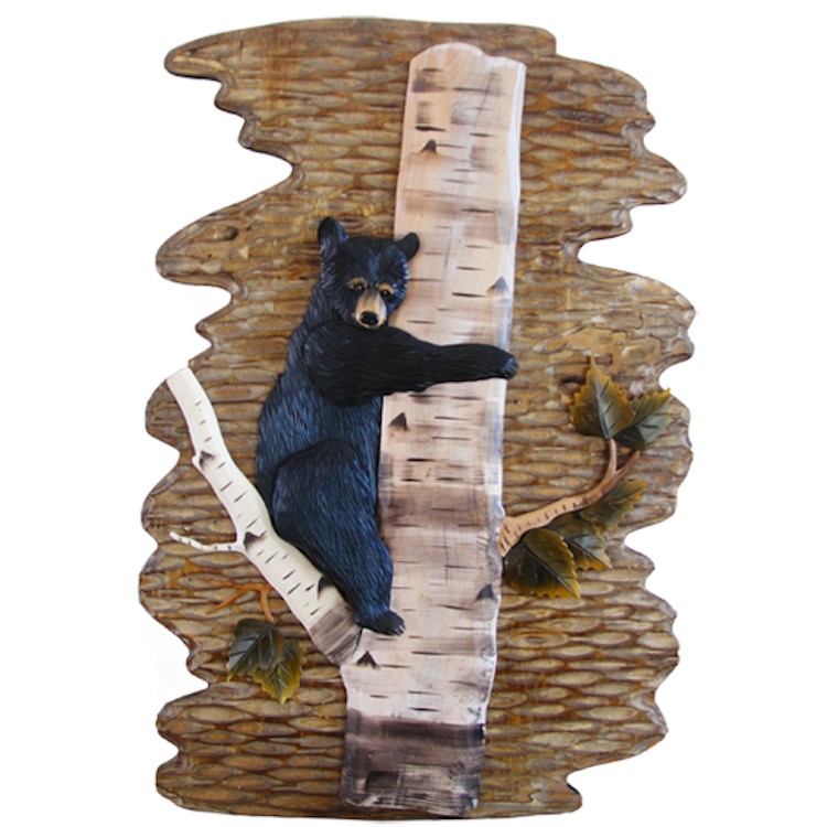 Bear Cub Definition Wooden Sign  Wall Art Print on Real Wood – Mill Wood  Art