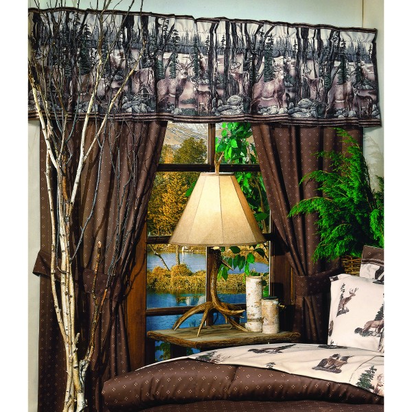 Rustic Whitetail Deer Ds And Valance