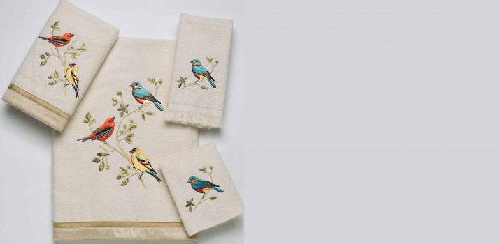 Gilded Birds Towel Set