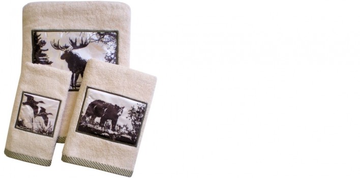 Rustic Montage Towels